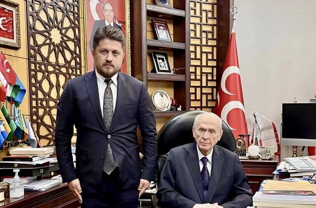 MHP Lideri Devlet Bahçeli, Başkan Satıcı’yı kabul etti