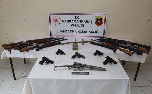 Kahramanmaraş’ta silah kaçakçılığı operasyonu
