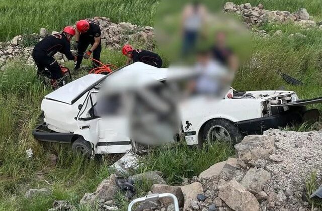 Kahramanmaraş’ta otomobil takla attı