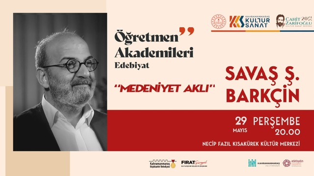 Savaş Barkçin, Edebiyatseverlerle Buluşmaya Geliyor