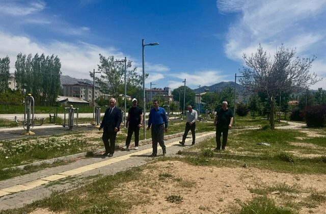 Göksun’da Parklar Yenileniyor