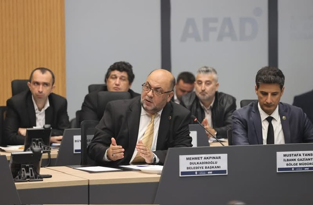 Dulkadiroğlu Belediye Başkanı Mehmet Akpınar, Afet Koordinasyon Toplantısı’na Katıldı