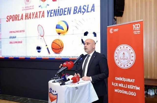 “Sporla Hayata Yeniden Başla” Projesi Kahramanmaraş’ta Başladı