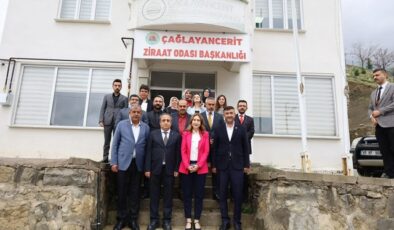 MHP Heyetinden Çağlayancerit Ziraat Odası’na Ziyaret
