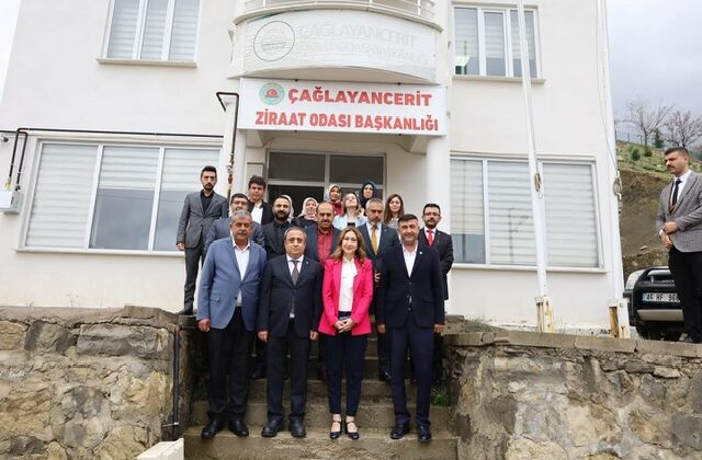 MHP Heyetinden Çağlayancerit Ziraat Odası’na Ziyaret