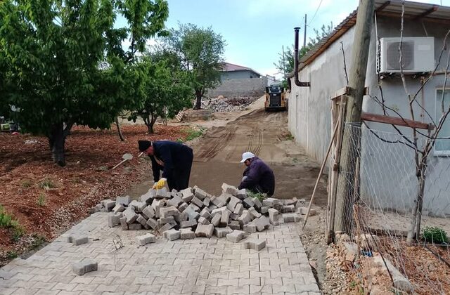 Dulkadiroğlu Belediyesi’nden Gafarlı Mahallesi’nde Kilit Parke Atağı