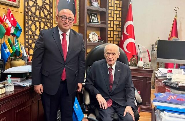 Başkan Mustafa Kara’dan MHP Genel Başkanı Bahçeli’ye Ziyaret