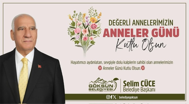Başkan Selim Cüce’den Anneler Günü Mesajı: “Hayatımızı Aydınlatan Kalplerin Sahibi Annelerimizin Günü Kutlu Olsun”