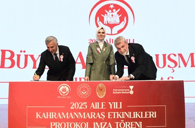 2025 Aile Yılı Kahramanmaraş Etkinlikleri protokolü imzalandı…