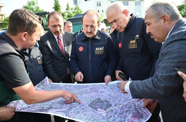 AFAD Başkanı Pehlivan’dan Osmaniye’de Sel ve Taşkın İncelemesi