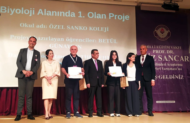 SANKO OKULLARI TÜRKİYE BİRİNCİLİĞİNE BİR YENİSİNİ DAHA EKLEDİ