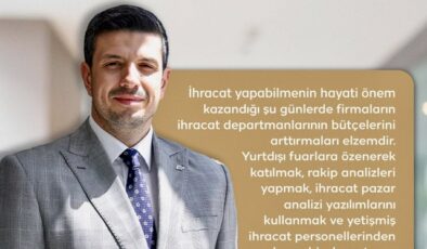 Kipaş Holding Yönetim Kurulu Üyesi Hikmet Gümüşer’den İhracat Uyarısı: “Firmalar İhracat Departmanlarına Yatırım Yapmalı”