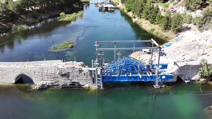 500 Yıllık Tarihi Köprünün Restorasyonunda Sona Gelindi