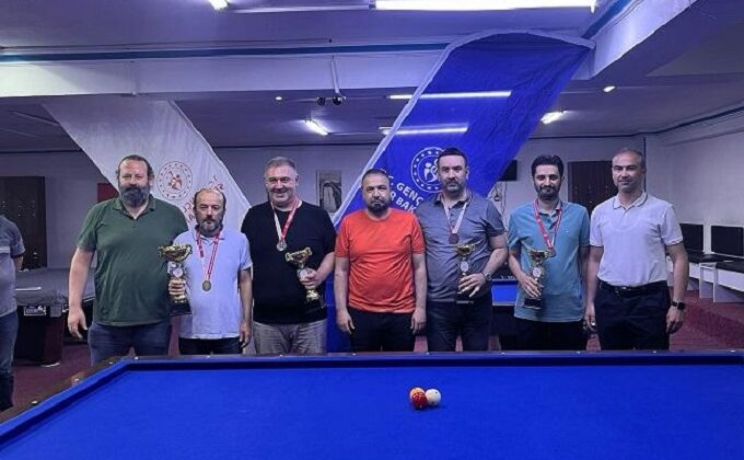 Kahramanmaraş’ta Bilardo Turnuvası Sona Erdi