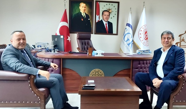 OSB Başkanı Dinçer’den SGK İl Müdürü Akbalaban’a Sosyal Güvenlik Haftası Ziyareti  İş Dünyasının Temsilcisinden Anlamlı Destek