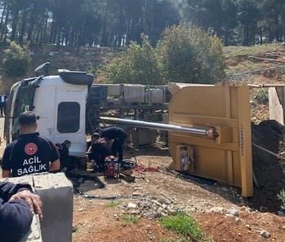Kahramanmaraş’ta Feci Kaza: Kamyon Sürücüsü Hayatını Kaybetti