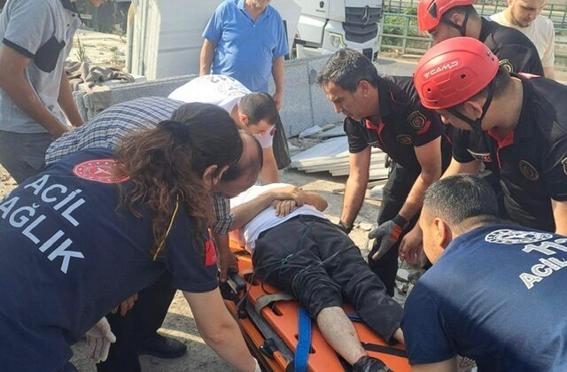 Kahramanmaraş’ta iş kazası 2 yaralı