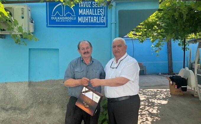 Dulkadiroğlu Belediyesi’nden Bayramda Anlamlı Ziyaret: 105 Mahalle Muhtarı Tek Tek Ziyaret Edildi