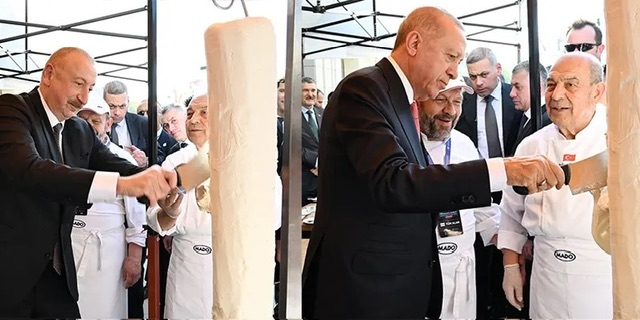 Erdoğan ve Aliyev’den Maraş’ta Dondurma Şovu!