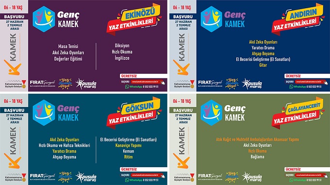 Büyükşehir’in Yaz Kursları İlçelerde de Gençlerle Buluşuyor