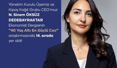Kipaş Holding’in Genç CEO’suna Büyük Onur