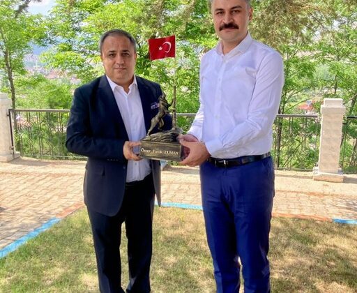 MHP İl Başkanı Demiröz’den Göksun Kaymakamı’na Veda Ziyareti