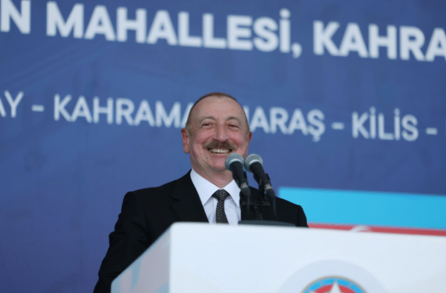 İlham  Aliyev’den Kahramanmaraş’ta anlamlı mesaj verdi “Türkiye’nin Yanındayız”