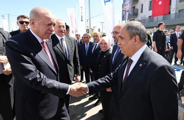 MHP Heyeti, 250 Bininci Afet Konutu Teslim Törenine Katıldı