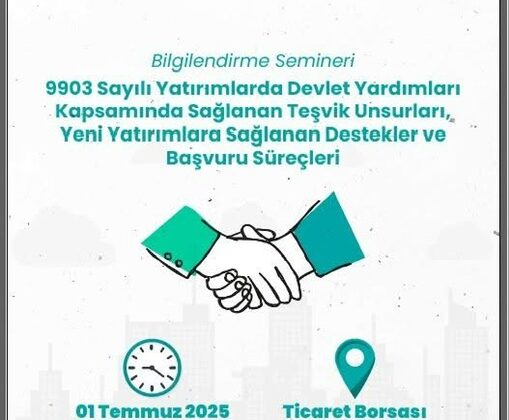 Kahramanmaraş 6. Bölge Teşvikleri Kapsamına Alındı