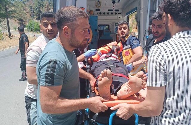 Kahramanmaraş’ta otomobil takla attı: 2 yaralı