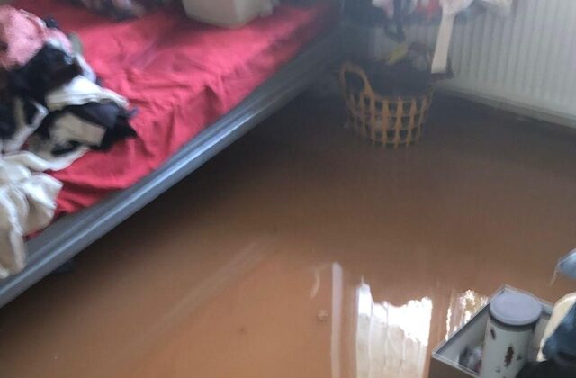 Kahramanmaraş’ta Kaçak Sondaj Şebeke Borusunu Patlattı