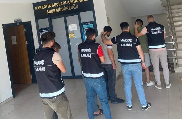 Kahramanmaraş’ta uyuşturucu operasyonu 4 kişi tutuklandı