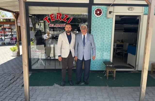 AK Parti Dulkadiroğlu Teşkilatından Hasta Muhtara Ziyaret