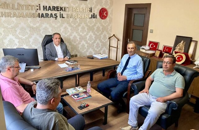 MHP İl Başkanlığı’na Türkoğlu’ndan Ziyaret