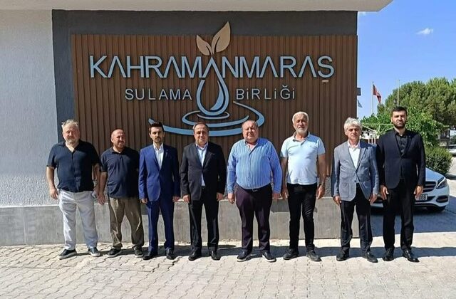 MHP Kahramanmaraş İl Teşkilatı’ndan Sulama Birliği’ne Ziyaret