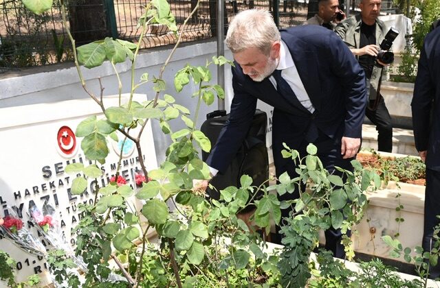 15 Temmuz Şehidi Niyazi Ergüven Kabri Başında Dualarla Anıldı