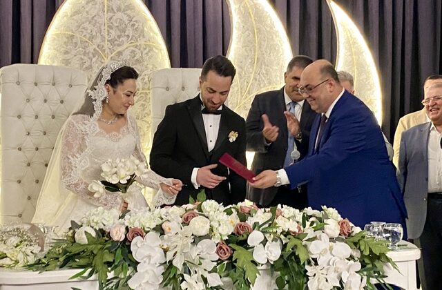 Dulkadiroğlu Belediye Başkanı Mehmet Akpınar Oğlu Yasir’i Evlendirdi