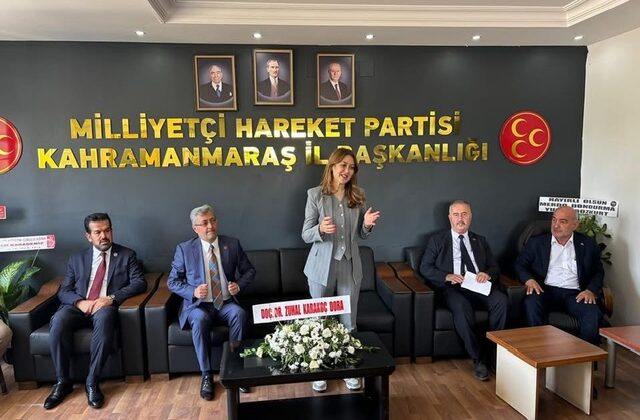 MHP’li Dora’dan İl Başkanlığına Ziyaret