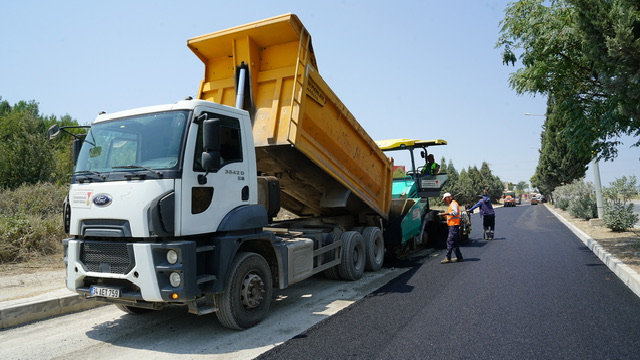 OSB – Kavlaklı – Kazım Karabekir Hattında Asfalt Çalışması Etaplar Halinde Sürüyor
