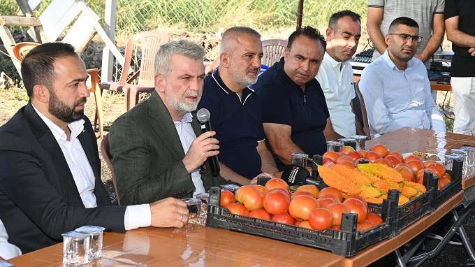 Topraktan Sofraya Bereket Zincirine, Başkan Görgel’den Destek