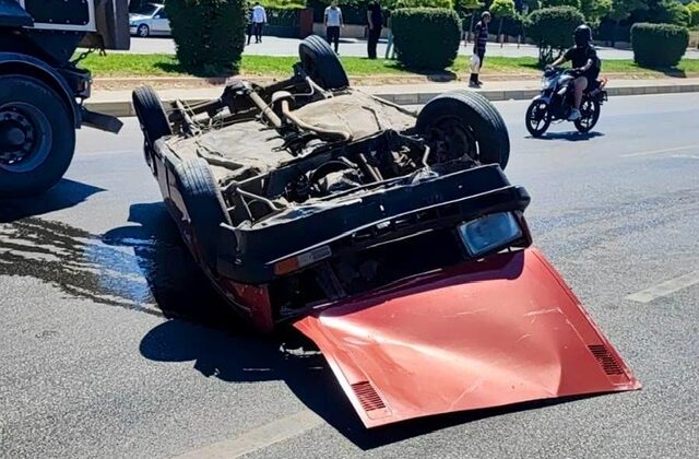 Kahramanmaraş’ta otomobil takla attı: 1 yaralı