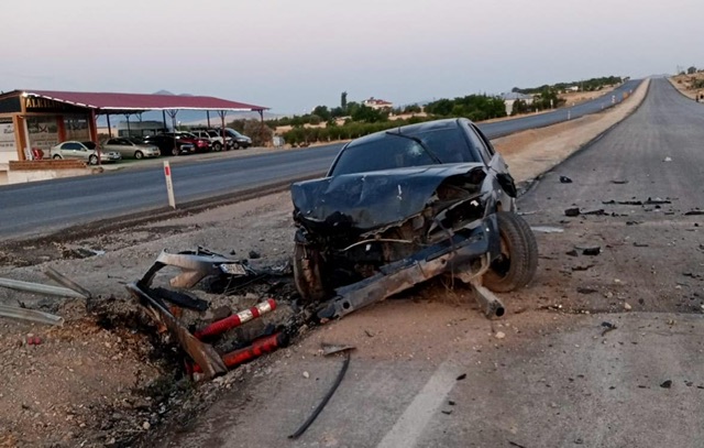 Kahramanmaraş’ta iki otomobil çarpıştı: 4 yaralı
