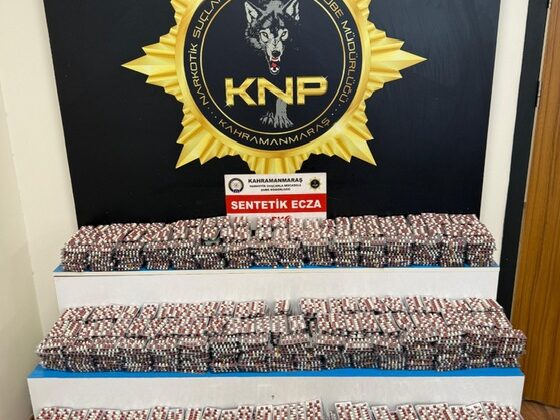 Kahramanmaraş’ta Uyuşturucu Ticareti Operasyonu: 44 Bin Hapla Yakalandı