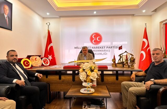 Milliyetçi İş İnsanı Mesut Şahinkanat’tan MHP İl Başkanı Mansur Metehan’a Hayırlı Olsun Ziyareti