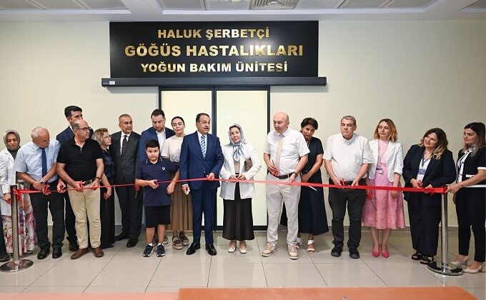 KSÜ’de “Haluk Şerbetçi Göğüs Hastalıkları Yoğun Bakım Ünitesi” Açıldı