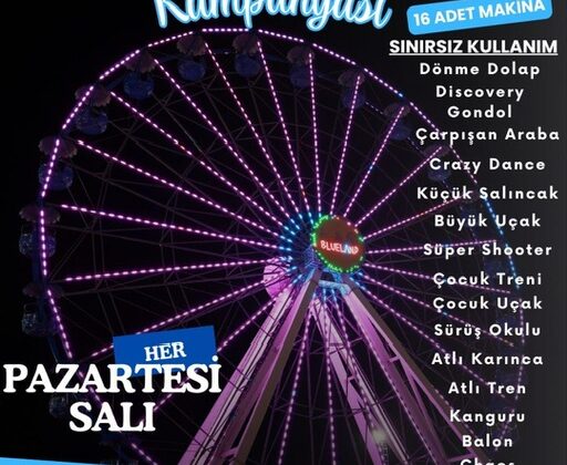 BlueLand’te Pazartesi ve Salı Günleri Sınırsız Eğlence Fırsatı!
