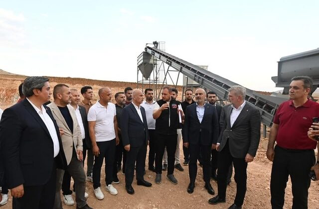 Kuzey İlçeler Asfalt Üretim Tesisi’nde İnceleme