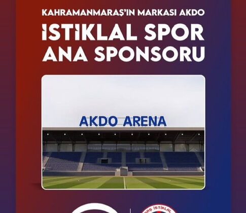 AKDO, İstiklalspor’a Ana Sponsor Oldu – Yeni Stadın Adı “AKDO Arena”