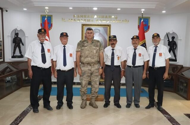 Gazilerden İl Jandarma Komutanı Gemalmaz’a Hayırlı Olsun Ziyareti