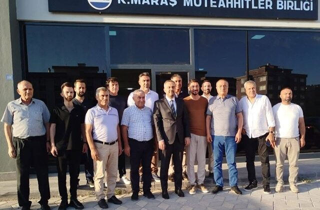 Başkan Toptaş’tan Müteahhitler Birliği’ne Hayırlı Olsun Ziyareti